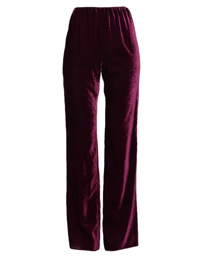 Shop Raf Simons Woman Pants Garnet Size 4 Viscose, Polyamide In Red