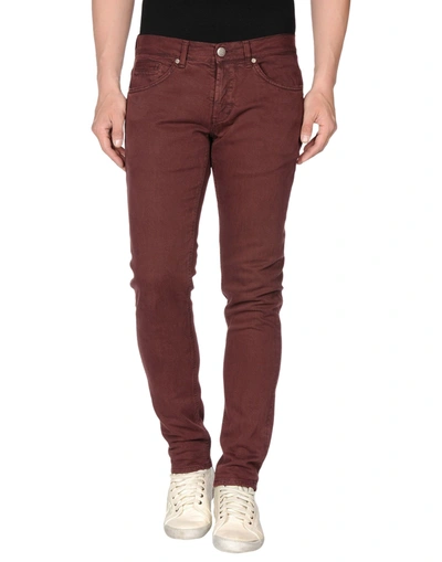 Shop Dondup Jeans In Maroon
