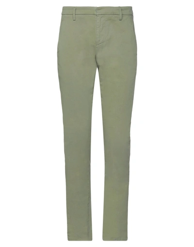 Shop Dondup Pants In Light Green