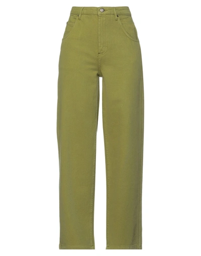 Shop American Vintage Woman Jeans Green Size 28 Cotton