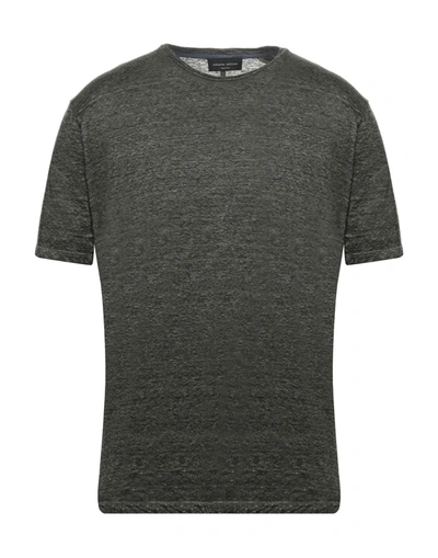 Shop Roberto Collina T-shirts In Military Green