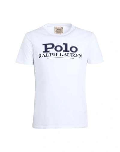 Shop Polo Ralph Lauren T-shirts In White