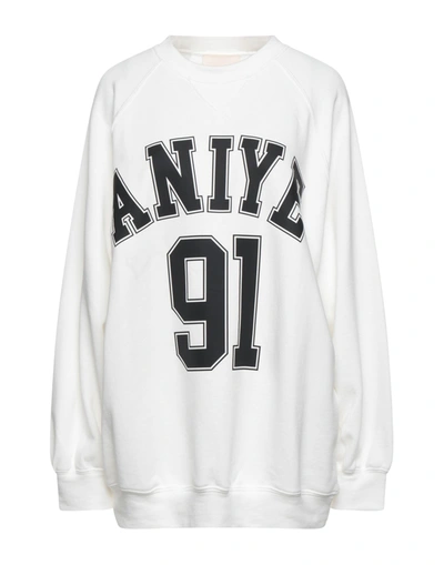 Shop Aniye By Woman Sweatshirt White Size 4 Cotton