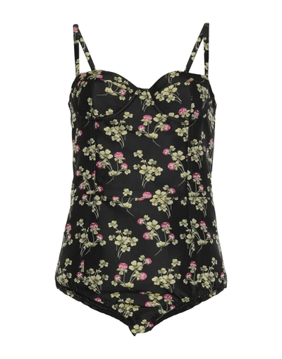 Red Valentino Tops In Black