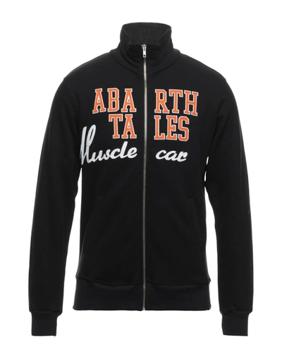 Shop Abarth Tales Man Sweatshirt Black Size Xxl Cotton