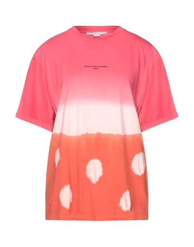 Shop Stella Mccartney Woman T-shirt Salmon Pink Size 6-8 Cotton