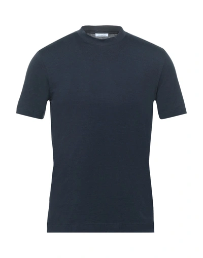 Shop Malo T-shirts In Dark Blue