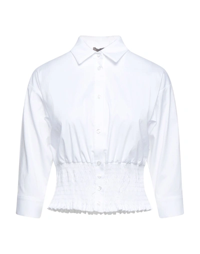 Shop Olla Parèg Shirts In White