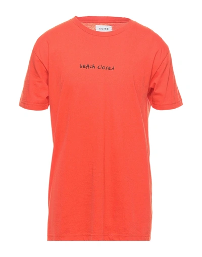 Shop The Silted Company Man T-shirt Orange Size Xxl Cotton