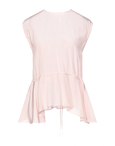 Shop Stella Mccartney Woman Top Pink Size 8-10 Viscose, Silk