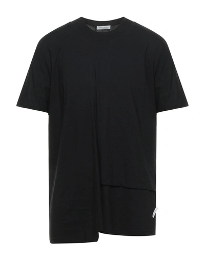 Shop Paolo Pecora Man T-shirt Black Size Xxl Cotton