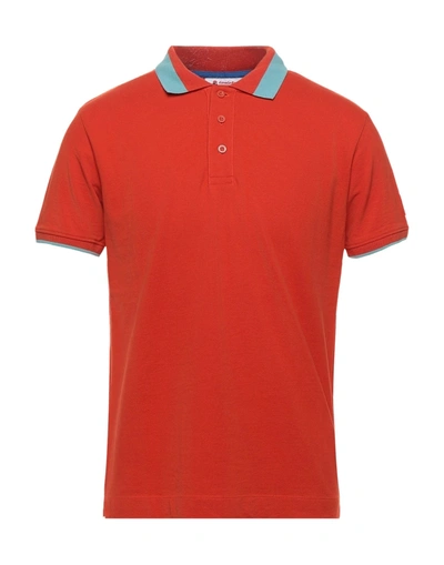 Shop Invicta Polo Shirts In Orange
