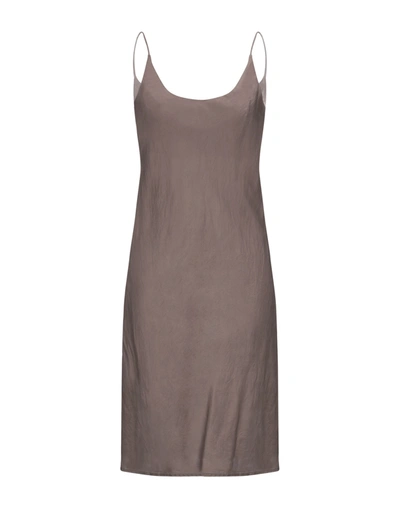 Shop Marc Le Bihan Midi Dresses In Dove Grey