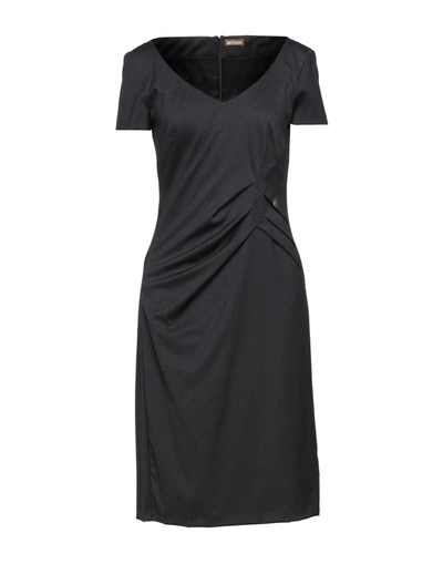 Shop Galliano Midi Dresses In Steel Grey