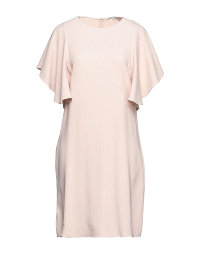 Shop Stella Mccartney Woman Mini Dress Blush Size 4-6 Viscose, Acetate, Elastane In Pink