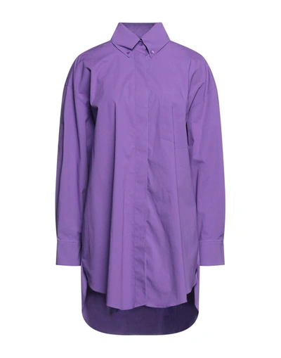 Shop Alexandre Vauthier Short Dresses In Purple