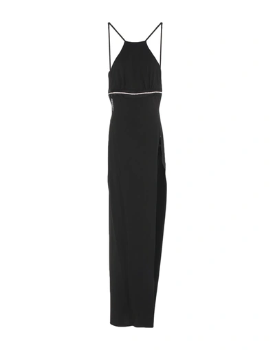 Shop Just Cavalli Woman Maxi Dress Black Size 10 Viscose, Elastane
