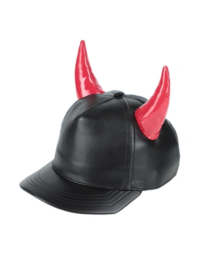 Moschino Hats In Black