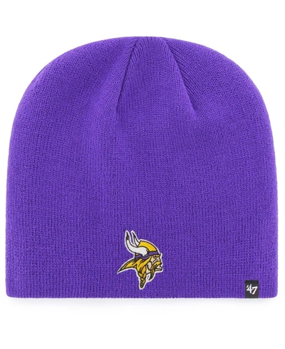 Shop 47 Brand Men's Purple Minnesota Vikings Secondary Logo Knit Beanie
