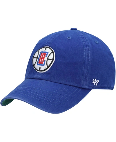 Shop 47 Brand Men's Royal La Clippers Team Franchise Fitted Hat