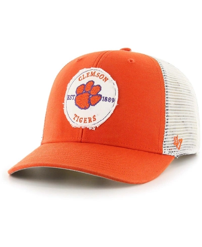 Shop 47 Brand Men's Orange Clemson Tigers Howell Mvp Trucker Snapback Hat