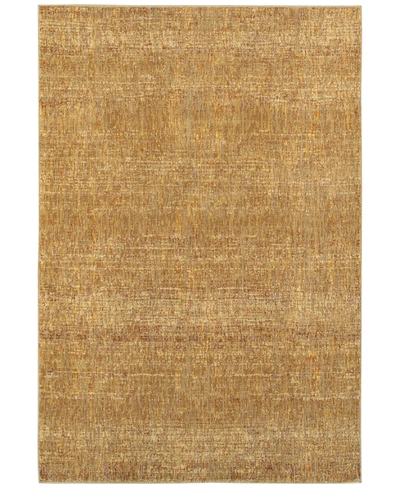 Jhb Design Atlas Shades 6'7" X 9'6" Area Rug In Gold