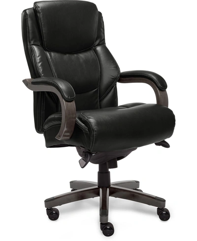 Shop La-z-boy Delano Big And Tall Executive Office Chair In Gray And Black