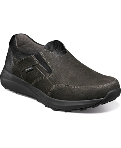 Shop Nunn Bush Men's Excursion Water-resistant Moccasin Toe Slip-on Shoes In Charcoal