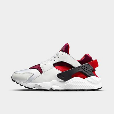 Shop Nike Men's Air Huarache Casual Shoes In White/red Oxide/black/varsity Red