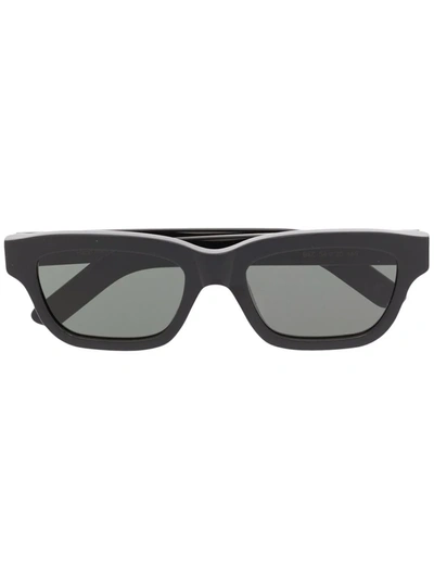 Shop Retrosuperfuture Milano Square-frame Sunglasses In 黑色