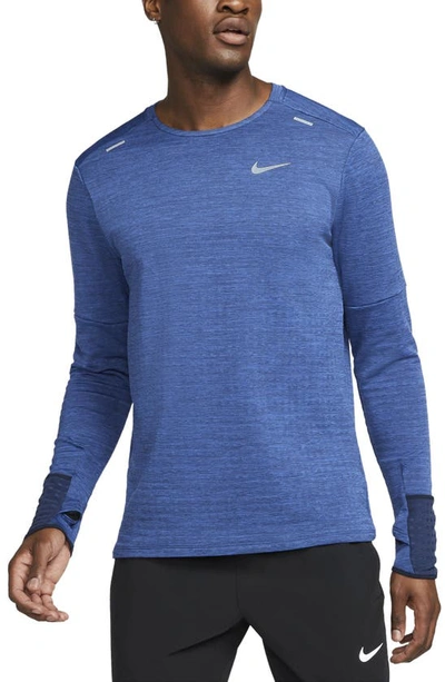 Nike Men's Therma-fit Repel Element Running Top In Blue | ModeSens