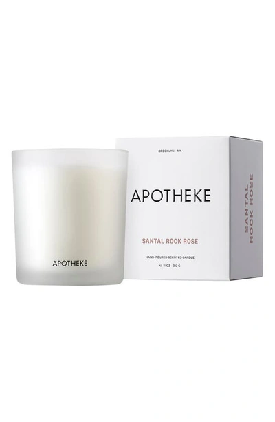 Shop Apotheke Candle In Santal Rock Rose