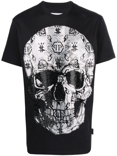 Shop Philipp Plein Skull-print Short-sleeved T-shirt In Schwarz