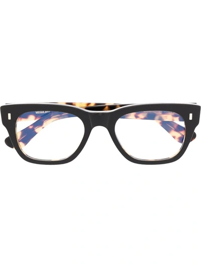 Shop Cutler And Gross Square-frame Two-tone Glasses In Braun