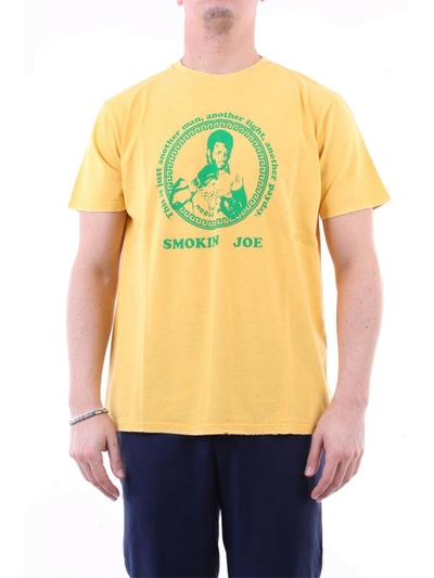 Shop Roy Rogers Roy Roger's Men's Yellow Cotton T-shirt