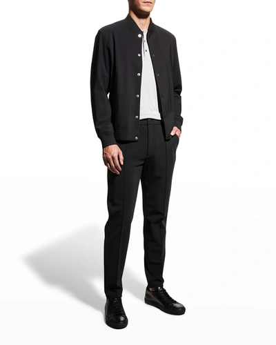 Shop Theory Men's Murphy Precision Ponte Jacket In Black