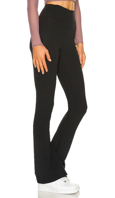 Splits59 Raquel Flared High-rise Stretch-woven Leggings In Black