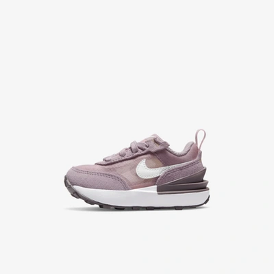 Shop Nike Waffle One Baby/toddler Shoes In Pink Glaze,light Violet Ore,violet Ore,white