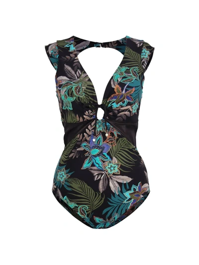 Shop Amoressa By Miraclesuit Women's Allanna Blixen One-piece Swimsuit In Black