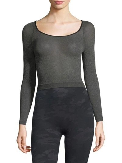 Spanx Arm Tights Layering Piece In Heather Grey