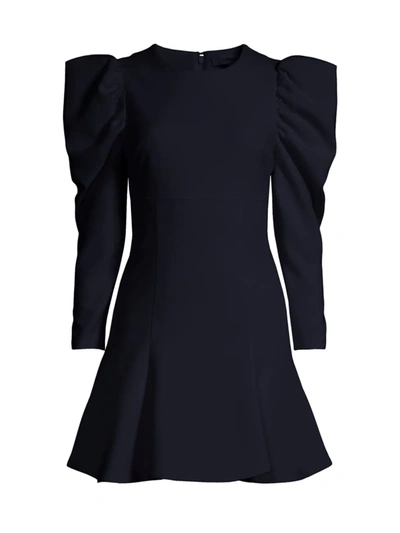 Shop Likely Women's Favorite Stretch Alia Fit & Flare Dress In Navy