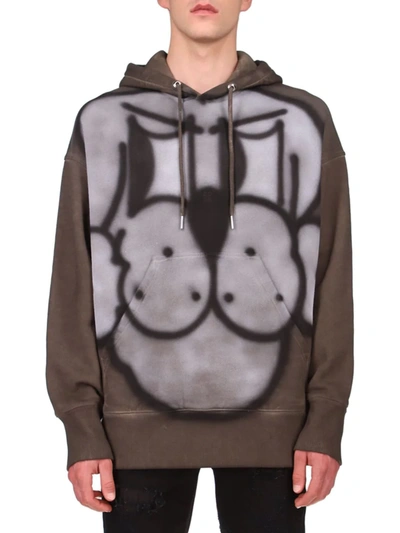 Shop Givenchy Men's Chito The Boy Oversized Hoodie Sweatshirt In Brown