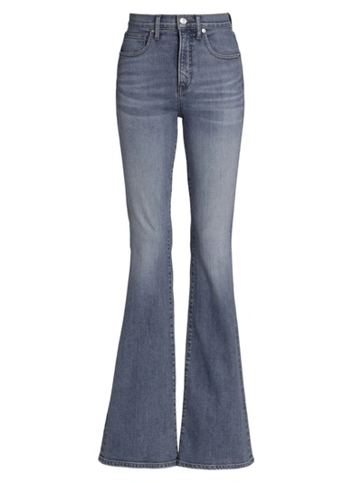 Shop Veronica Beard Women's Beverly High-rise Stretch Flare Jeans In Sedona