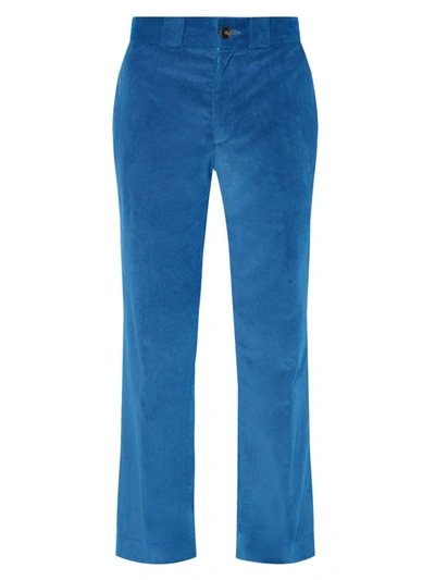 Shop Erdem Men's Benedict Corduroy Chino Pants In Light Blue