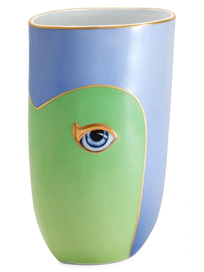 Shop L'objet Lito Blue & Green Vase