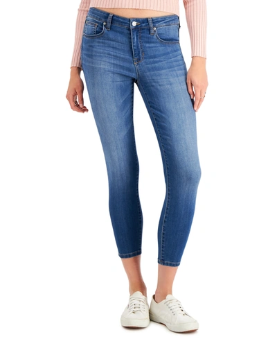 Shop Celebrity Pink Juniors' Mid Rise Skinny Ankle Jeans In Big Spender