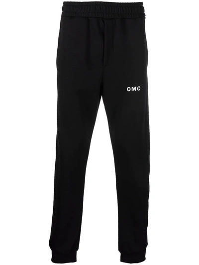Shop Omc Logo-print Track Pants In Schwarz