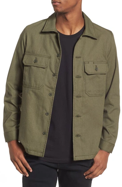 Shop Naked And Famous Work Shirt In Green