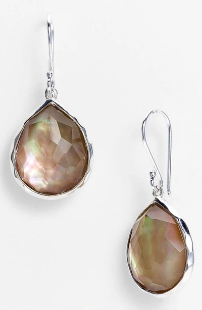 Shop Ippolita 'wonderland' Teardrop Earrings In Silver/ Desert