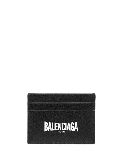 Shop Balenciaga Wallets In Black/l White